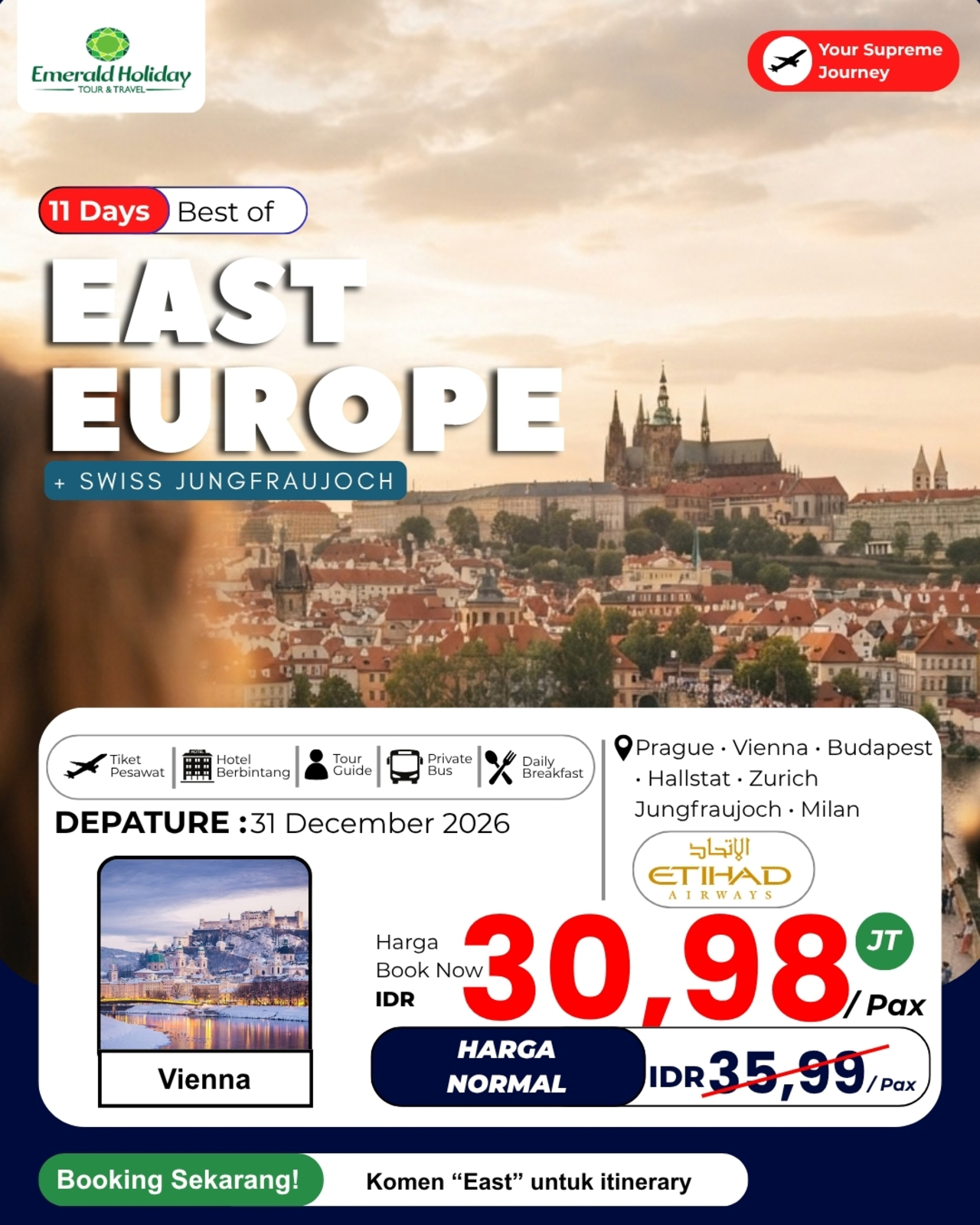 11D EAST EUROPE 31 DEC 26